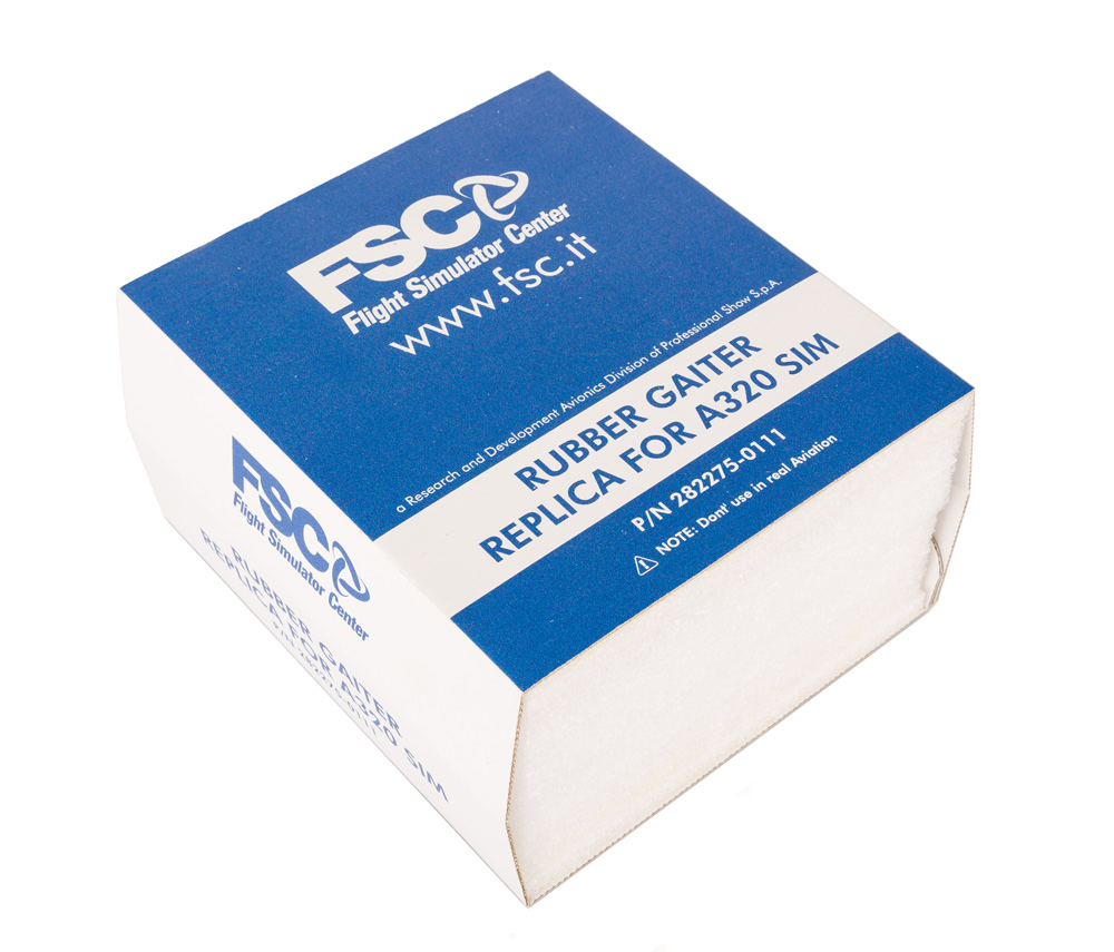 FSC A320 sidestick rubber gaiters with frames box